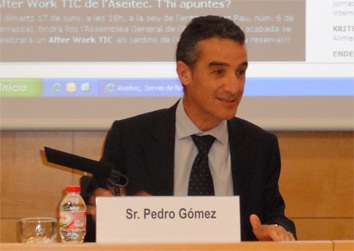 Pedro Gómez, president de l'Aseitec