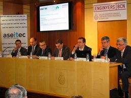 D’esquerra a dreta: J. Guasch, J. L. Checa, J.M. Hernández; D. Marco, C. Cosials, P.Girbau i J. Ayza