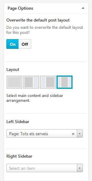 Page options layout 2